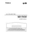 ROLAND KR-5500 Owners Manual