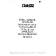 ZANUSSI ZF22/9K Owners Manual