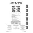 ALPINE TDM7575R Owners Manual