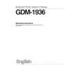 SONY GDM-1936 Owners Manual