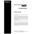 ROLAND GC-405X Owners Manual
