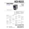 SONY HCD-RG222 Manual de Servicio
