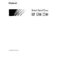 ROLAND HP3700 Instrukcja Obsługi