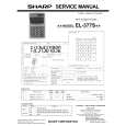 SHARP EL-377S Service Manual