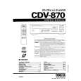 YAMAHA CDV870 Service Manual