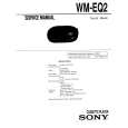 SONY WMEQ2 Service Manual
