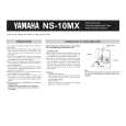YAMAHA NS-10MX Instrukcja Obsługi