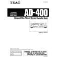 TEAC AD-400 Owners Manual