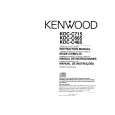 KENWOOD KDC-C715 Manual de Usuario