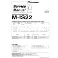 PIONEER M-IS22 Instrukcja Serwisowa