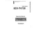 PIONEER KEHP4750 Instrukcja Obsługi
