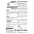 PANASONIC CFVDD371M Owners Manual