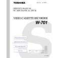 TOSHIBA W701 Service Manual