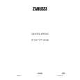 ZANUSSI ZT 154 T Owners Manual