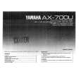 YAMAHA AX-700U Owners Manual
