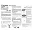 PIONEER DVR-104/KB Instrukcja Obsługi