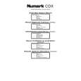 NUMARK CDX Owners Manual