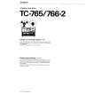 SONY TC766-2 Manual de Usuario