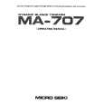 MICRO SEIKI MA-707 Instrukcja Obsługi