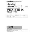 PIONEER VSX515S Instrukcja Serwisowa