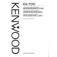 KENWOOD KA7010 Owners Manual