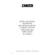 ZANUSSI ZI3150RV Owners Manual