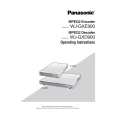 PANASONIC WJGXE900 Manual de Usuario