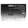 YAMAHA AVX-100U Owners Manual