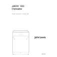 JOHN LEWIS JLBIDW1200 Owners Manual
