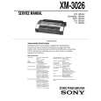 SONY XM3026 Instrukcja Serwisowa