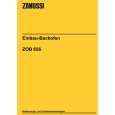 ZANUSSI ZOB656X Manual de Usuario