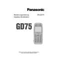 PANASONIC GD75 Owners Manual