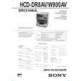 SONY HCDW900AV Instrukcja Serwisowa