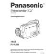PANASONIC PVA216D Owners Manual