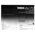 YAMAHA AV-70 Manual de Usuario