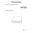 ELECTROLUX EFP632X Owners Manual