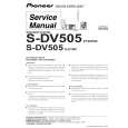 PIONEER S-DV505/XTW/EW Manual de Servicio