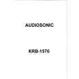 AUDIOSONIC KRB-1576 Instrukcja Serwisowa
