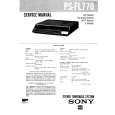 SONY PSFL770 Service Manual