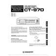 PIONEER CT-970 Owners Manual