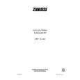 ZANUSSI ZRT 16 JAC Owners Manual