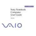 SONY PCG-SR1K VAIO Owners Manual