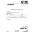 SONY MDP-MR2 Service Manual