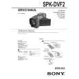 SONY SPK-DVF2 Instrukcja Serwisowa