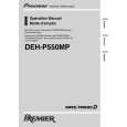 PIONEER DEH-P550MP/XN/UC Owners Manual