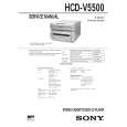SONY HCDV5500 Instrukcja Serwisowa
