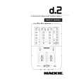 MACKIE D2 Owners Manual