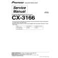 PIONEER CX-3166 Instrukcja Serwisowa