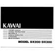 KAWAI DX200 Owners Manual