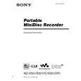 SONY MZR501DPC Owners Manual